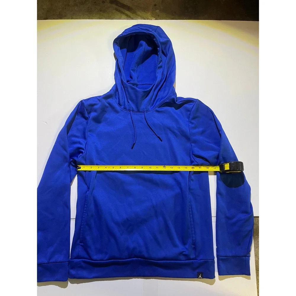 Jordan Therma-FIT Hoodie Mens Small Royal Blue‎ Jumpman Pullover Sweatshirt